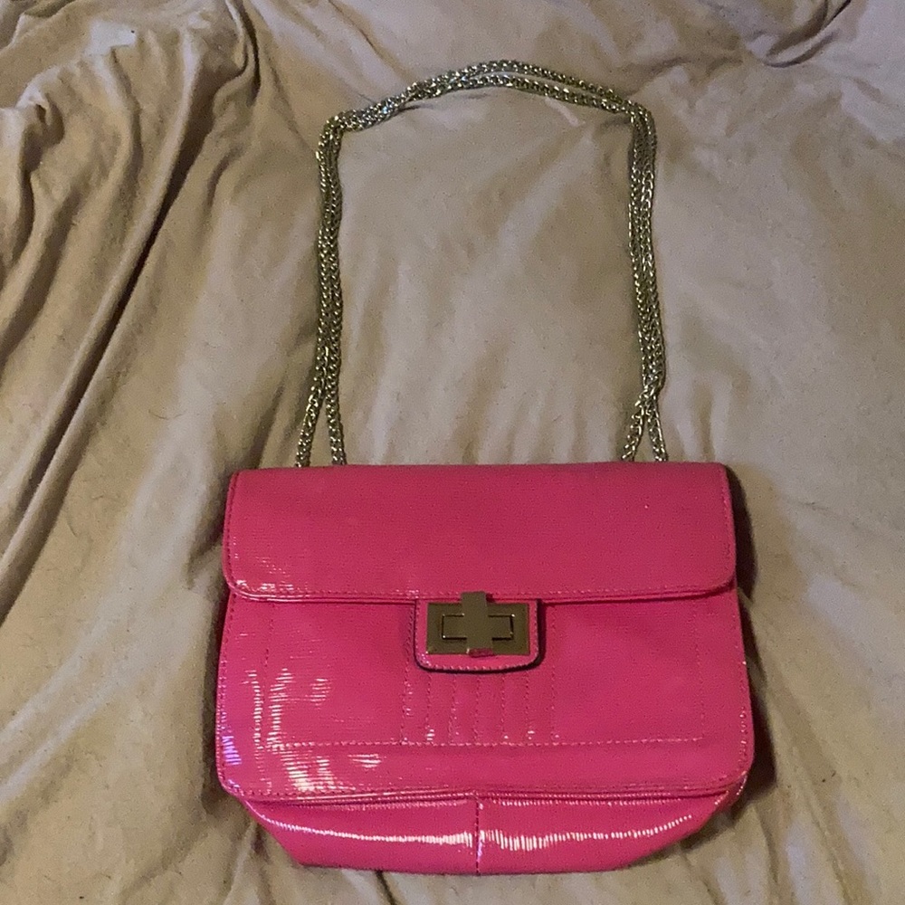 Pink shoulder/cross body bag